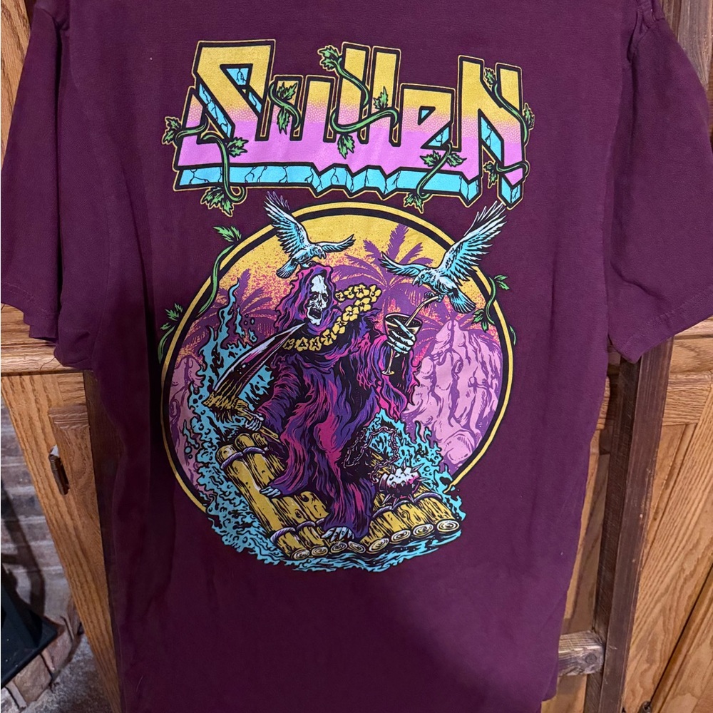 Sullen Men's Maroon Graphic Tee